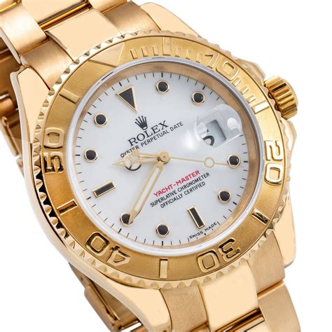 rolex yacht master gold 18k|Rolex Yacht-Master 40mm gold.